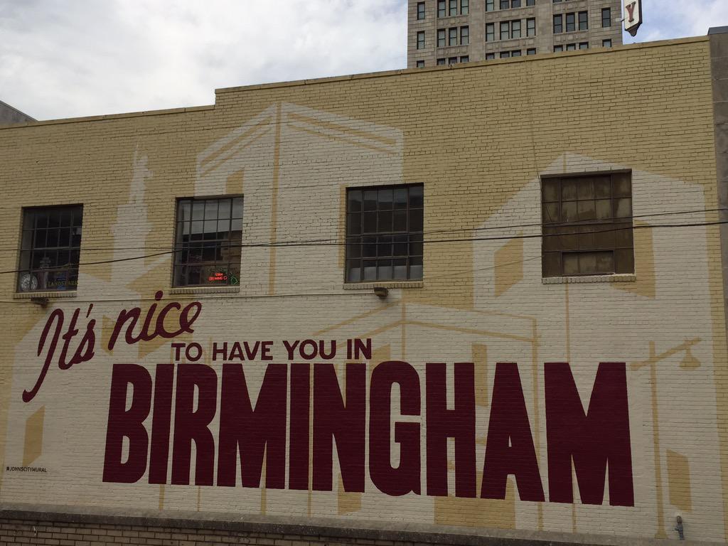 markgorrieregan's tweet photo. Gotta love downtown Birmingham! Beautiful architecture, friendly folks. Best kept secret in the South! http://t.co/E56zLWmldl