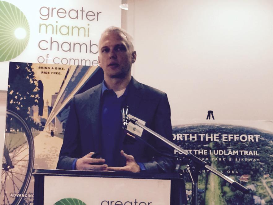 theunderlinemia's tweet photo. @ryangravel talking about the #atlantabeltline @MiamiChamber #transitsolution http://t.co/cYIRuCJkev