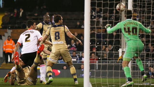 LUFC's tweet photo. GALLERY: Check out action shots from last night's 3-0 victory away to Fulham. http://t.co/IYRmBMpYrl #lufc http://t.co/zlw9Ue1YN1