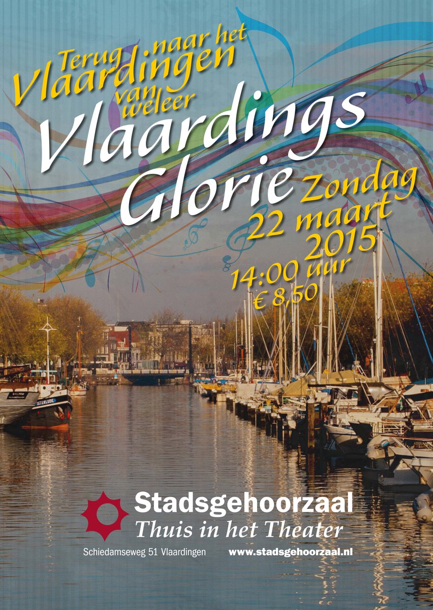 Aanstaande zondag vindt Vlaardings Glorie plaats in de Stadsgehoorzaal. Een middag vol herkenning en gezelligheid!