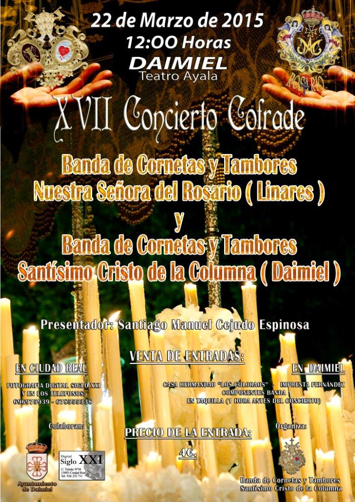 bandacoloraos's tweet photo. Y el domingo tendrá lugar nuestro concierto junto a @CtRsarioLinares no te lo pierdas!! http://t.co/6lajmg5bNH http://t.co/rHE0PaP2be