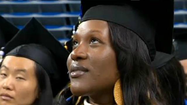 EBONY's tweet photo. #BlackGirlsRock RT @HipHopWired: 28-Year-Old Mom Of 3 Graduates From UCLA With 3 Degrees http://t.co/VnJwVf3TAm http://t.co/6ocPDdaRye