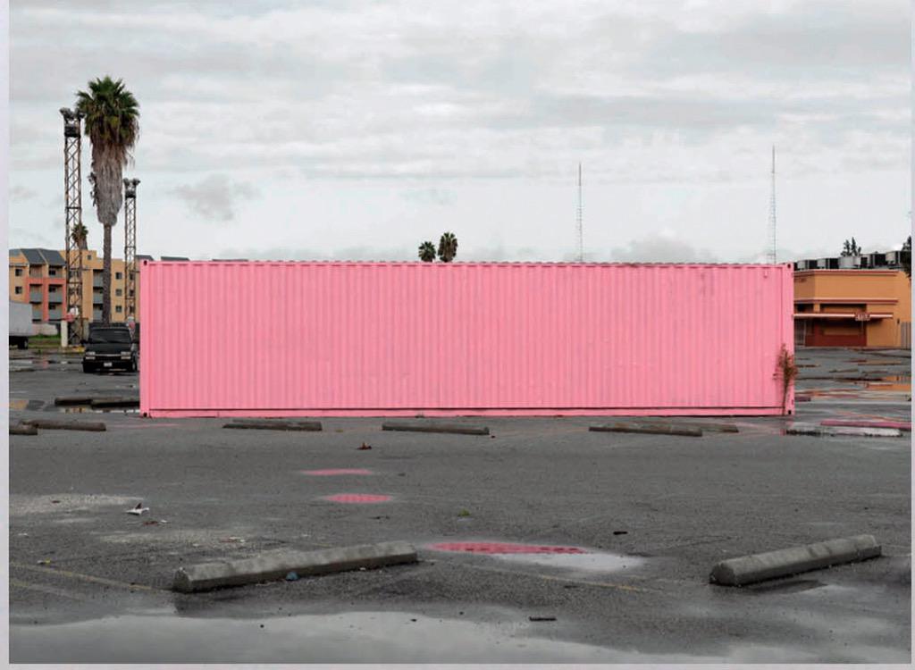 To end the day, a jolly nice shipping container.
By Paul Seawright.