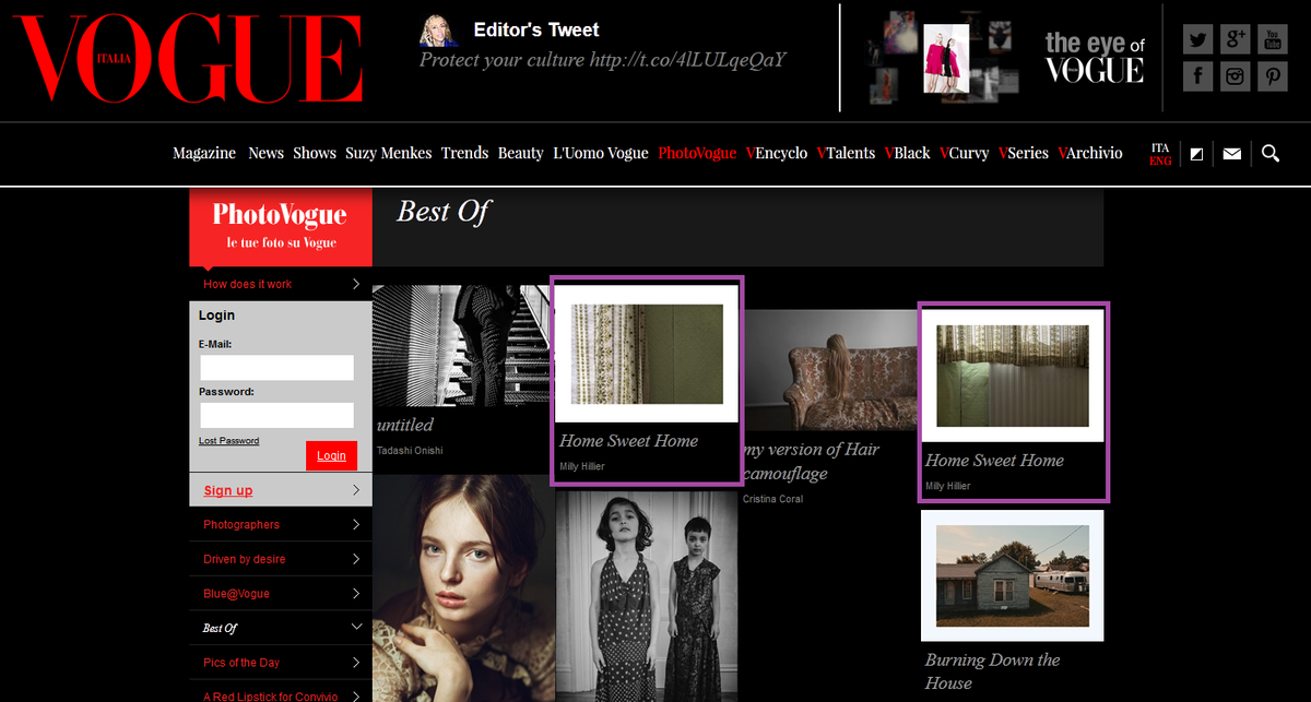 PhotoMilly's tweet image. 9/9 Approved, 7/9 Best Of! My #PhotoVogue week, so happy! Big thank you to #TheQueen @AlessiaGlaviano #photomilly