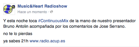 Electronic_acup's tweet image. Hoy // Today   21h radio.acup.es #ContinuousMix with @BrunoAntolin_dj &amp;amp; @ZombieDrifter