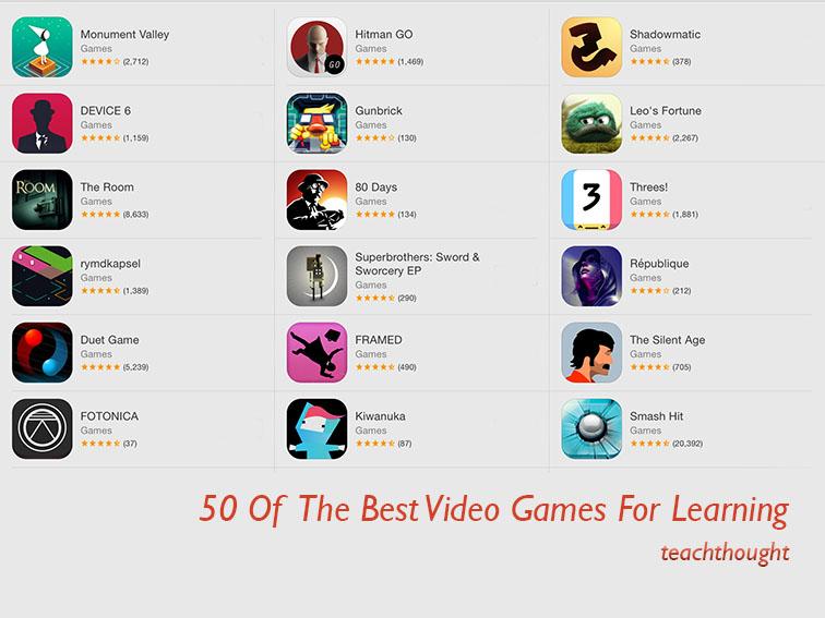 WeAreTeachers's tweet photo. 50 of the Best Video Games for Learning http://t.co/wIjpgg8CQ5  #edtech #edchat http://t.co/akini2TWDJ