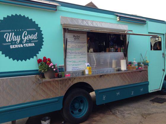 <a href="/WayGoodFood/">Way Good Food Truck</a> is here at 5pm. Great menu with variety for everyone. Happy Beer N Shot Thursday! #FoodTruckThursday