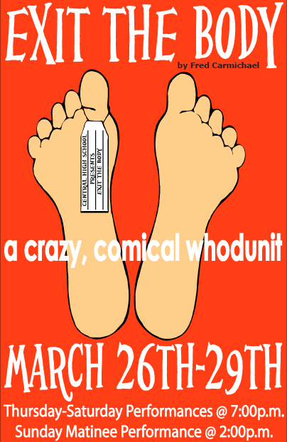 officialSPS's tweet image. .@CentralBulldog presents &quot;Exit the Body,&quot; a play you can&apos;t miss, March 26-29. #SGF #learningispersonal