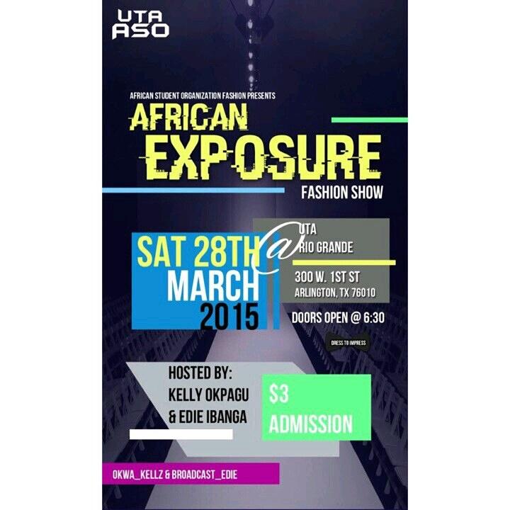 NaijaNKI_'s tweet photo. @utarlingtonaso got a great fashion show set for everyone. #AfricanExposure http://t.co/exz6fyRWWU