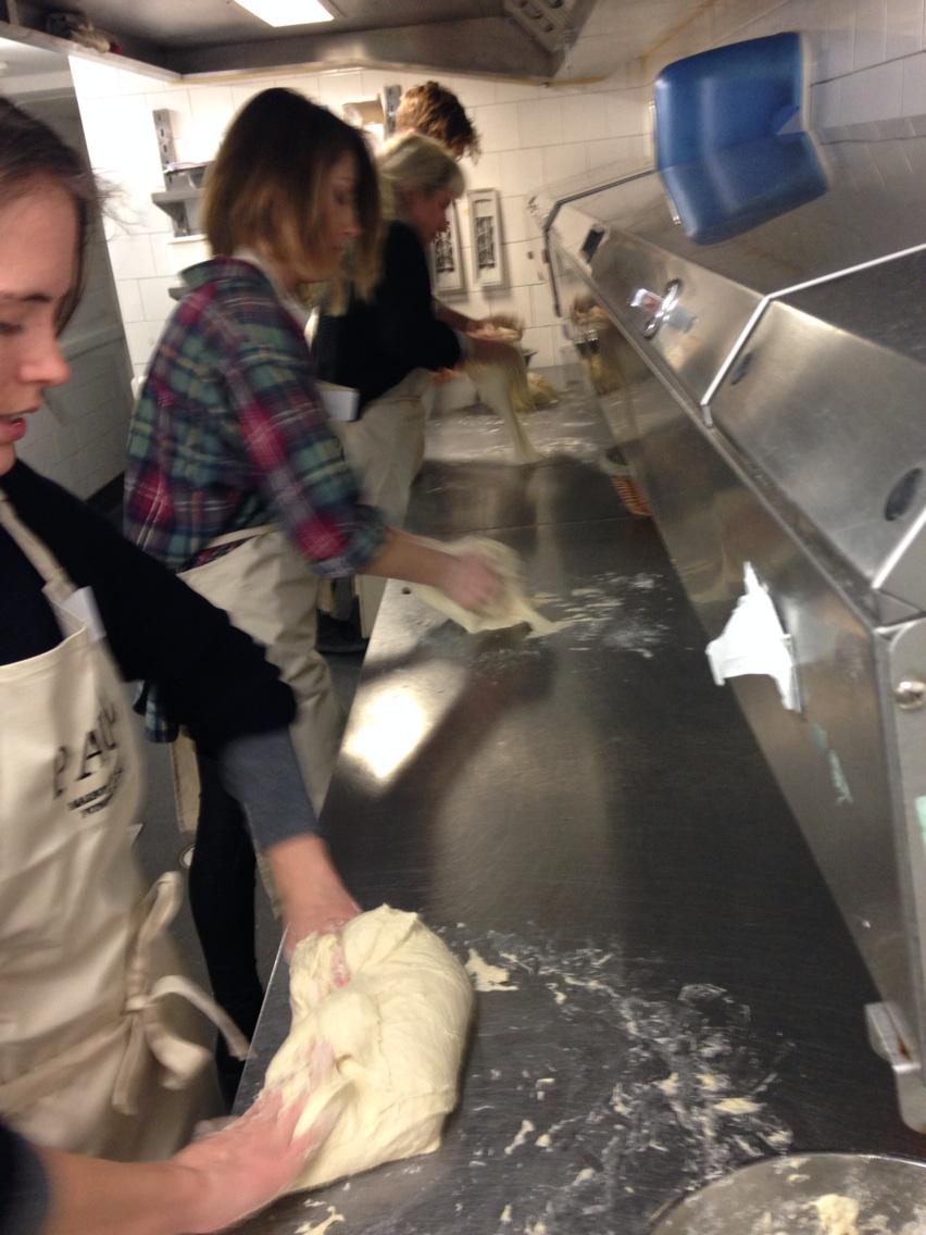 RocheCom's tweet image. Artisan bread makers hard at work @PAUL_BAKERY #happybakers