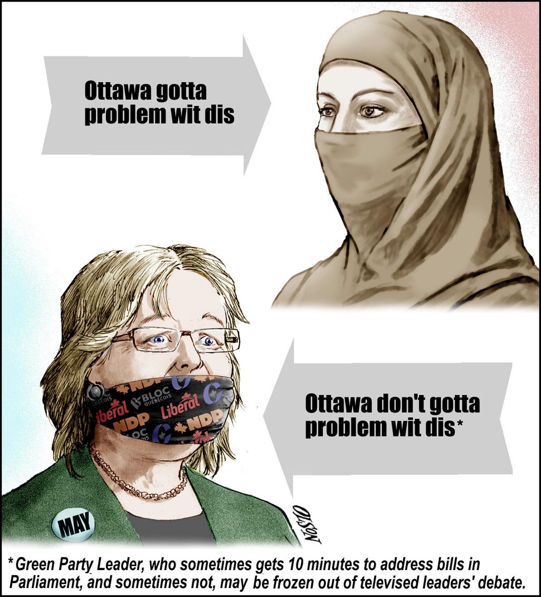 The latest Geoff Olson cartoon shar.es/1fEqRe #cdnpoli #dresscodePM