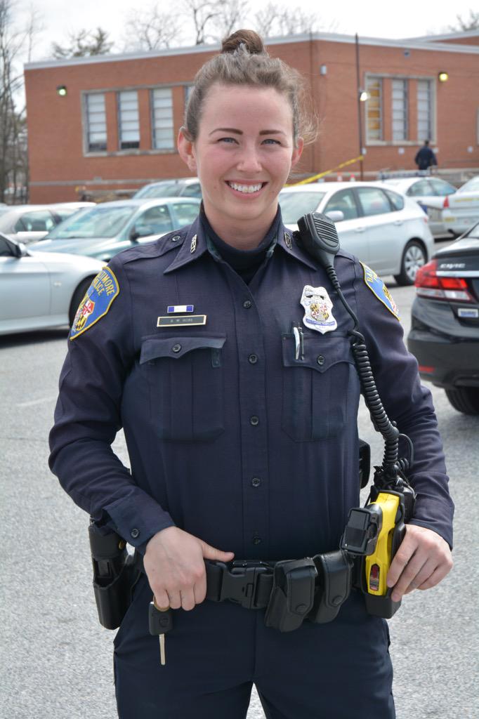 BaltimorePolice's tweet photo. Get to know your BPD! Officer Hobe of the Northeastern District #BPDNED http://t.co/o0cau4Xejy