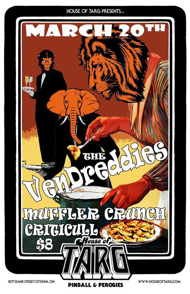 OUR BIG SHOW at

      <a href="/HouseofTarg/">House of TARG</a>

is #tomorrow!

<a href="/CRITICULL/">Criticull</a>
<a href="/MufflerCrunch/">MUFFLER CRUNCH</a>
#TheVenDreddies

#OttMusic