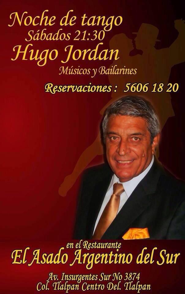AMIGOS !! Los espero todos los sábados para compartir una NOCHE DE TANGO!! como en los viejos tiempos!!