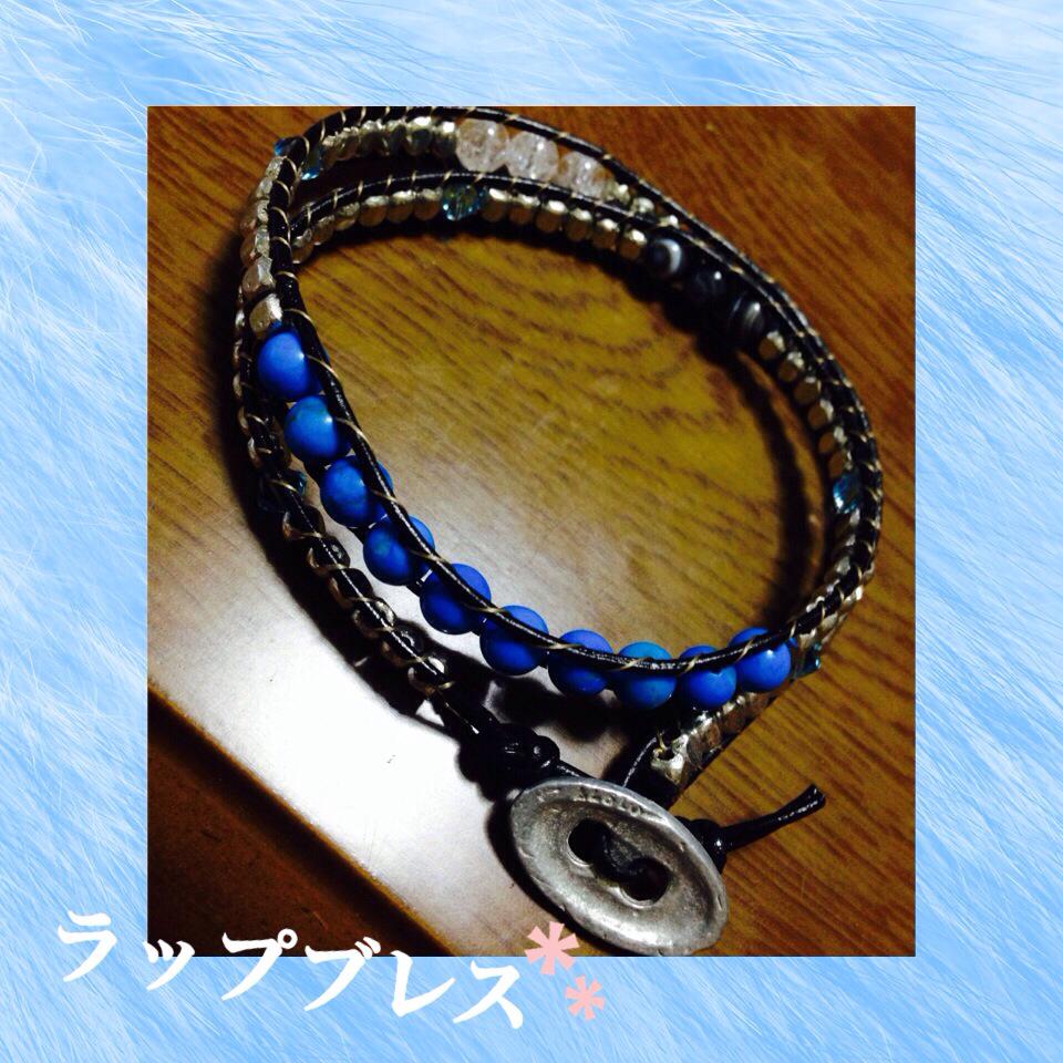 HKR_MCD's tweet photo. 昨日作ったやつ〜！
久しぶりにラップブレス♩

#ハンドメイド
#ハンドメイドアクセサリー
#メンズアクセサリー http://t.co/ijAHQkTobb