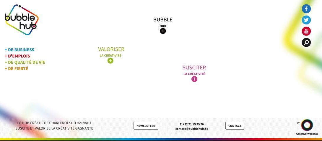 Hub_charleroi's tweet photo. Le site http://t.co/eEAZrPffD5 est en ligne ! #bubblehub #creativite http://t.co/impIONhvpp