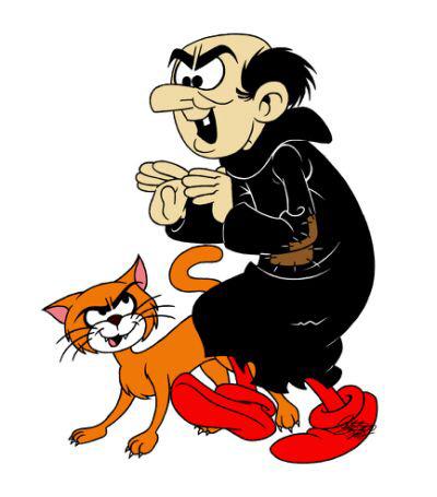 Jammin J Javi on Twitter: "What you know about Gargamel and his cat Azrael.... 😂😂😂😂 #smurfs / Twitter