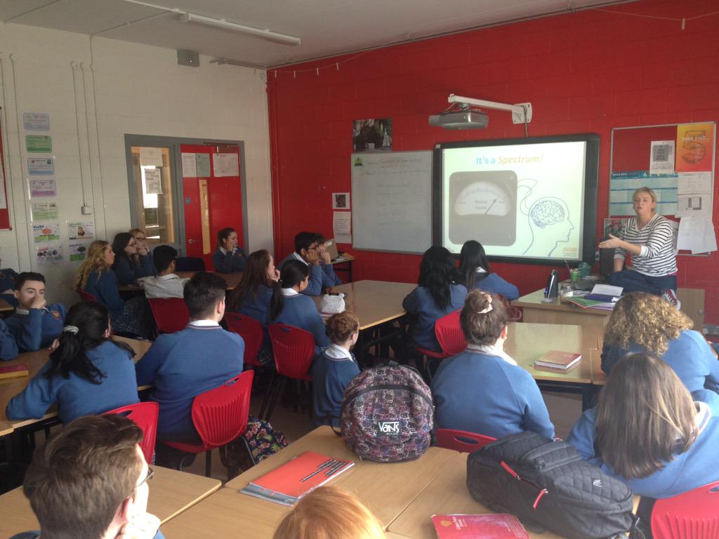 cpsetanta's tweet image. Thanks to Amy from @JigsawDublin15 for taking to our 6th years about mental health #meithealweek AK
