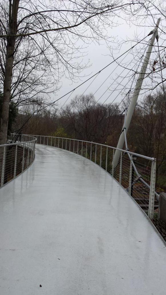 City as Text, SRHC 2015: Liberty Suspension Bridge in Greenville, SC. #SRHC2015 #cityastext