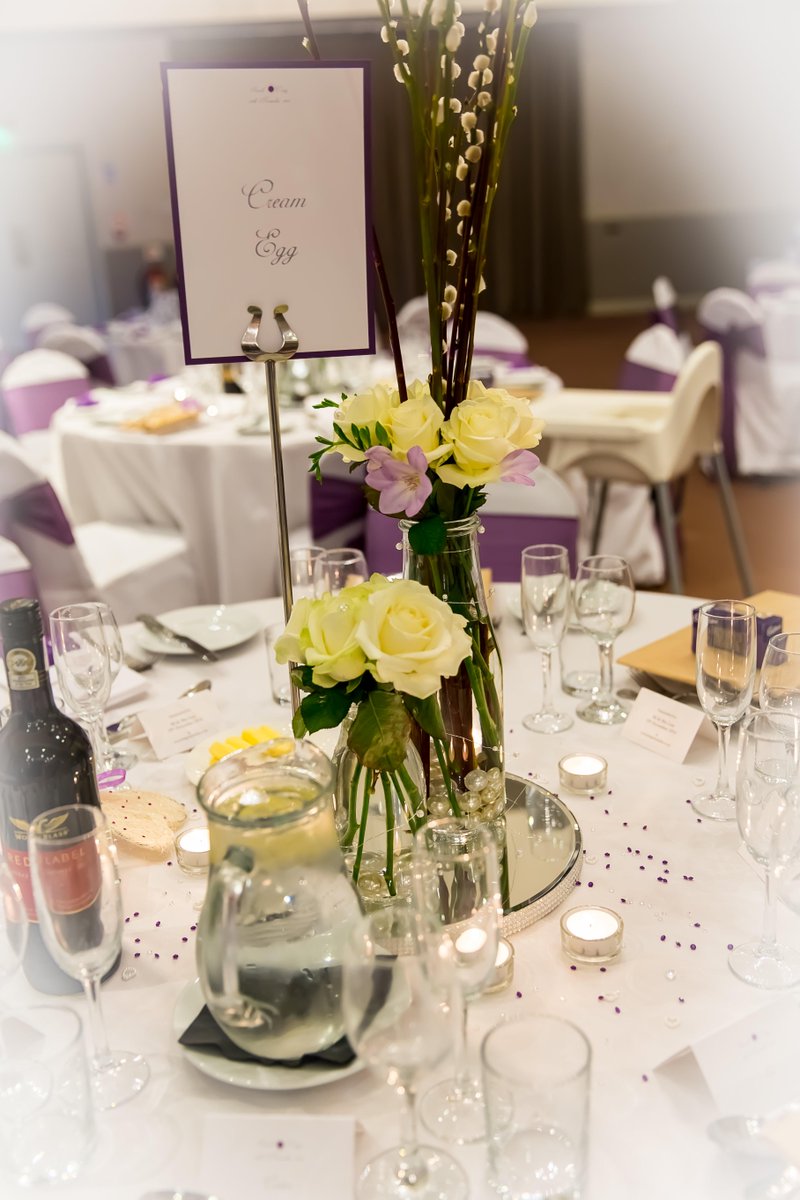 Need table name ideas? Take inspiration from this 2014 wedding who named their tables after their favourite treats!!