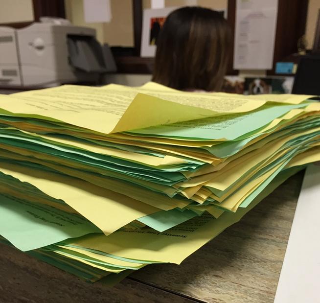 MJHSBullpups's tweet image. Just a few papers have been turned in! #bullpuppride #strive4success