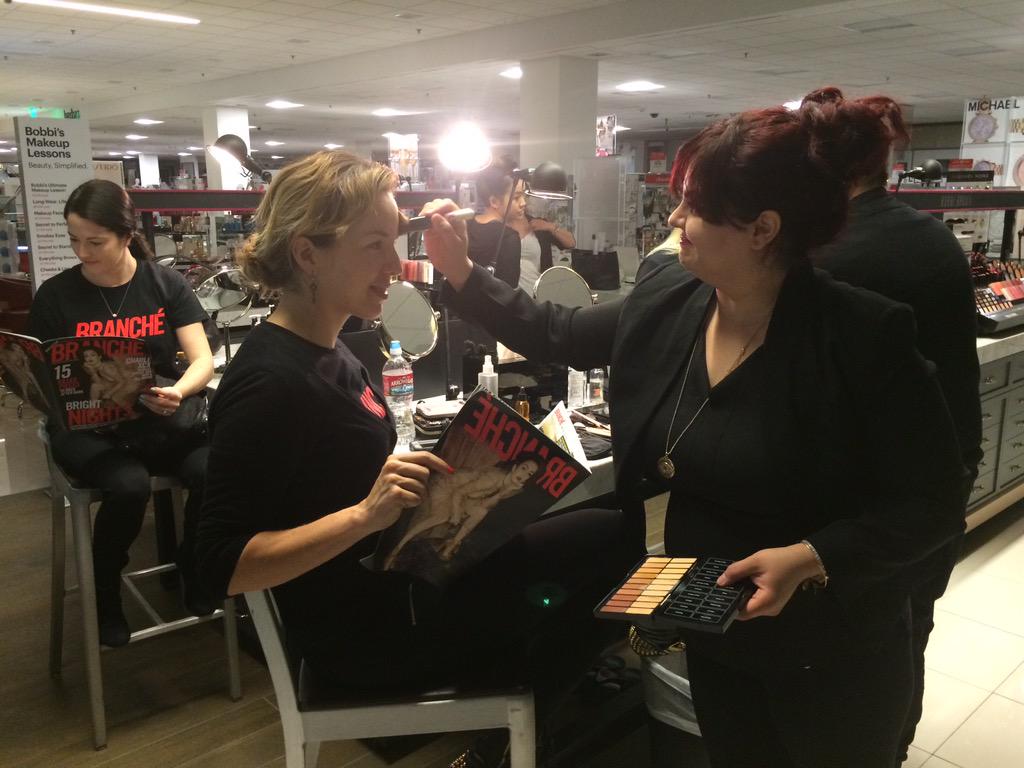 marieclaire's tweet photo. We can't thank @BobbiBrown enough for their great #BBMakeupLessons. Ready to hit the streets of LA! #BRANCHE http://t.co/GsgQCv6bm7