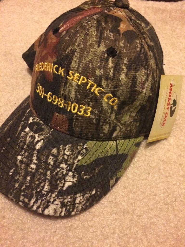 FredSepticCo's tweet image. Frederick Septic Company swag #MossyOak #Frederick #Mdsmallbusiness
