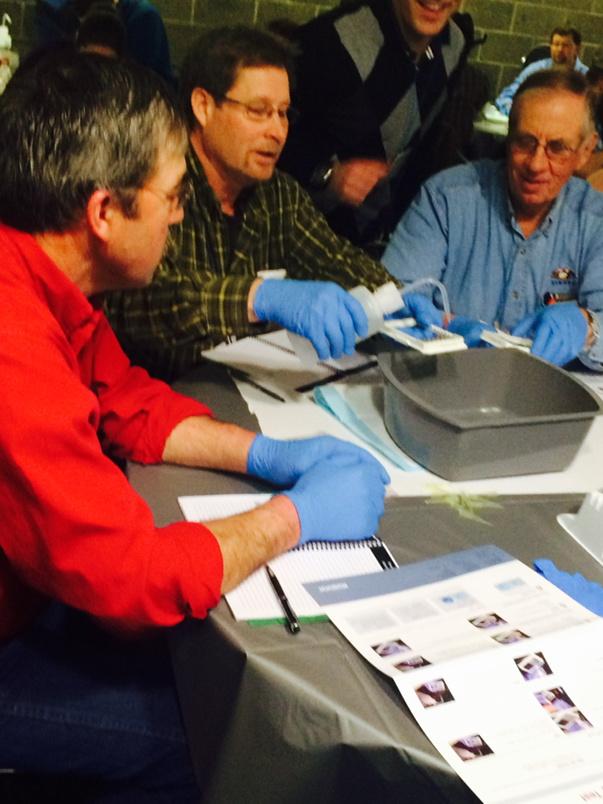 tracybdam's tweet photo. Participants learn how to use the IDEXX pregnancy test in Dr. Paul Fricke's hands on lab. #PDPW15 http://t.co/CuDFhzZgig