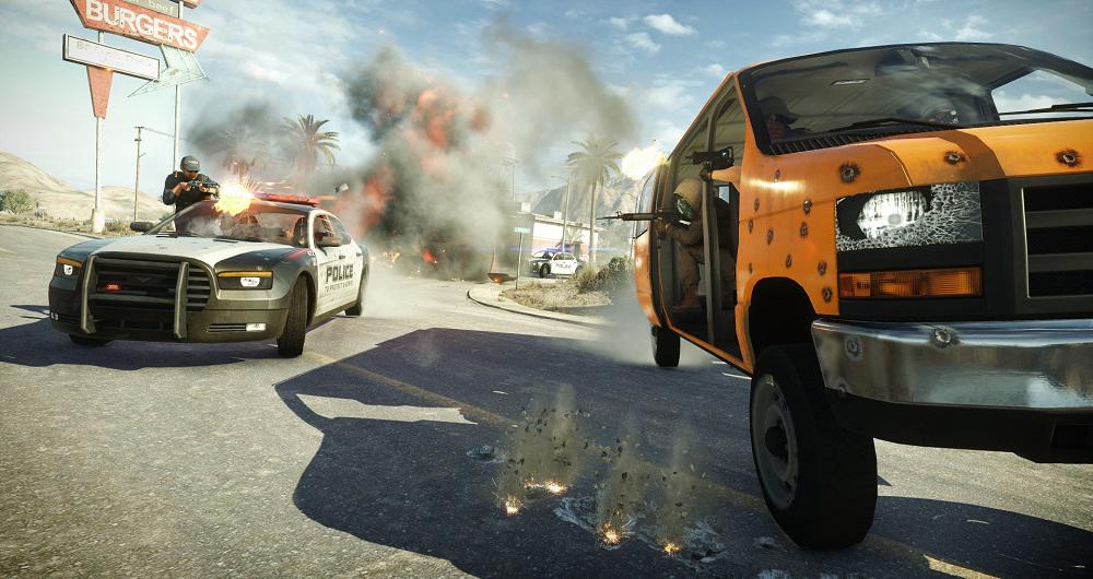 Battlefield's tweet photo. New to Battlefield? You've got to try out #BFHardline Hotwire. RT if you're a Pro Wheelman http://t.co/l8w5DXY4P3