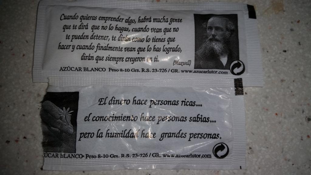 Dos grandes y verdaderas frases