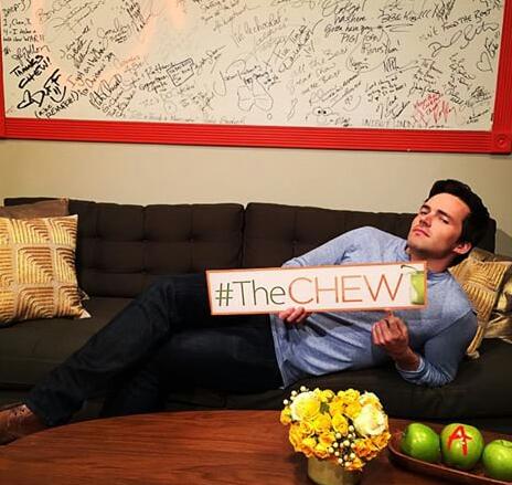 HardingSpain's tweet photo. Ian on The Chew http://t.co/NLW1voSJwB
