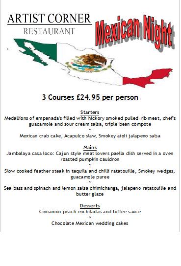 HighTorHotel's tweet photo. Mexican night set to amaze! Make sure you are there! To book a table ring us on 01629 580440 http://t.co/qElJBKIRuX