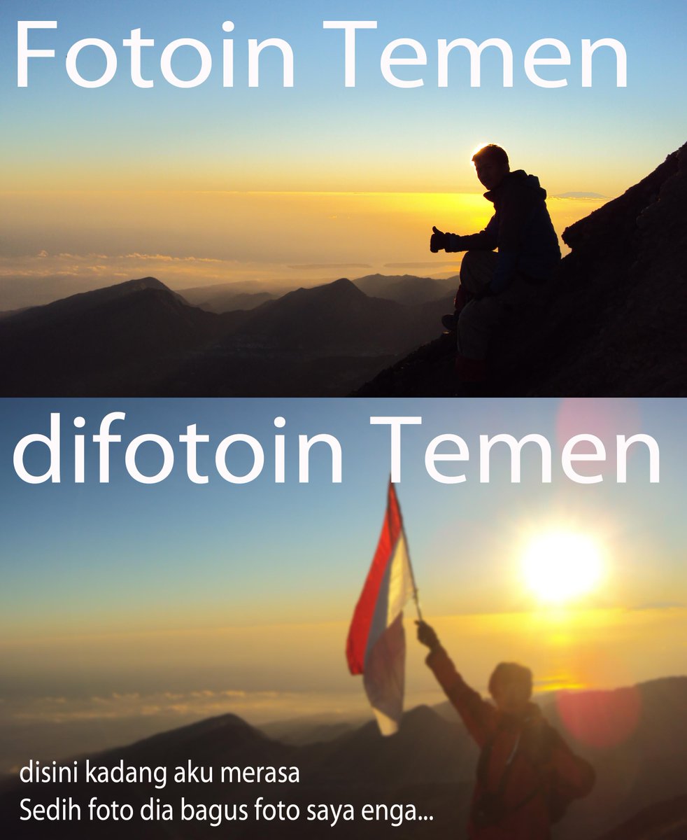 Roji_Owner's tweet photo. pernahkah kalian merasakan ini ? @infopendaki @SharePictr @PendakiJakarta @infogunung http://t.co/4X9qsdLYfM