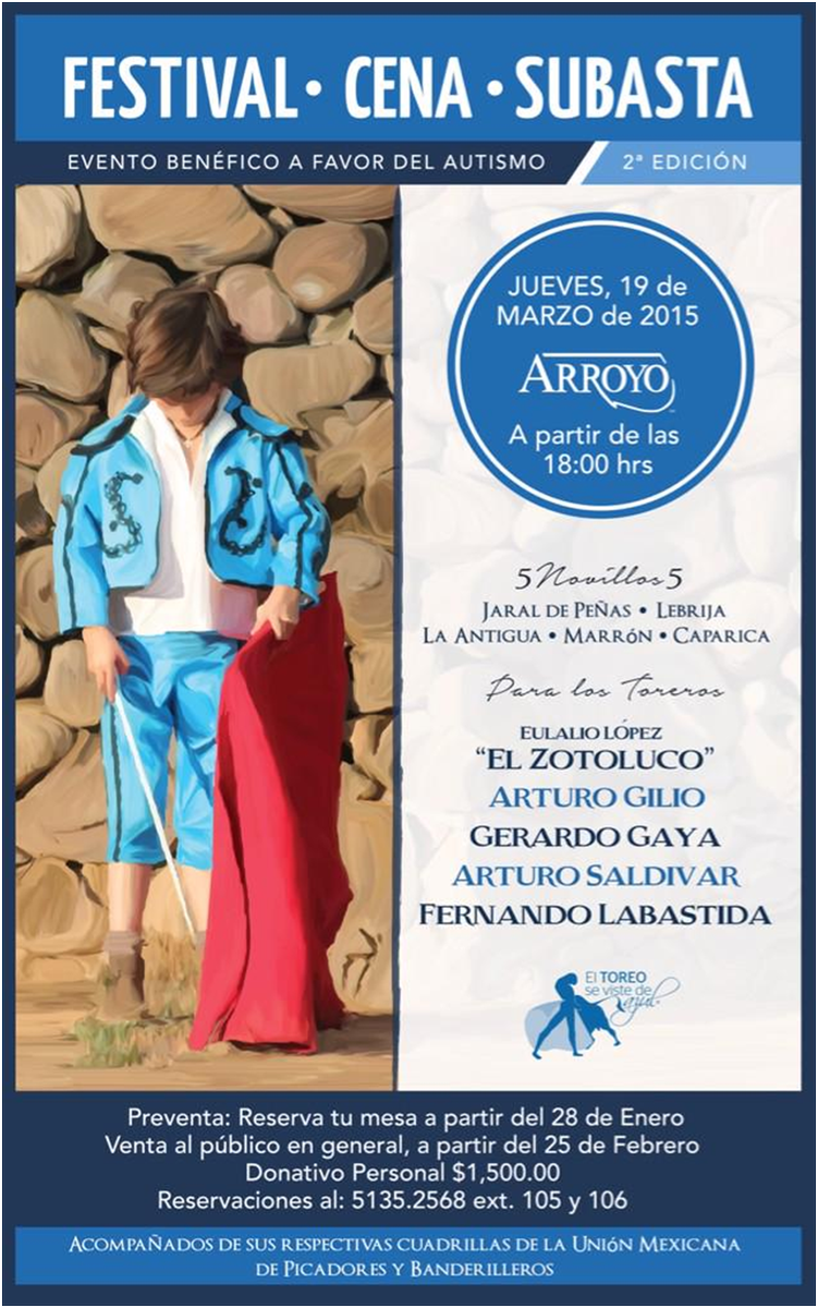 MuroReforma's tweet photo. Recuerden que hoy El Toreo se Viste de Azul en @ArroyoRest; están listos para gritar Olé!!!? @FUNDAZOTOLUCO http://t.co/OzHvXozMcw
