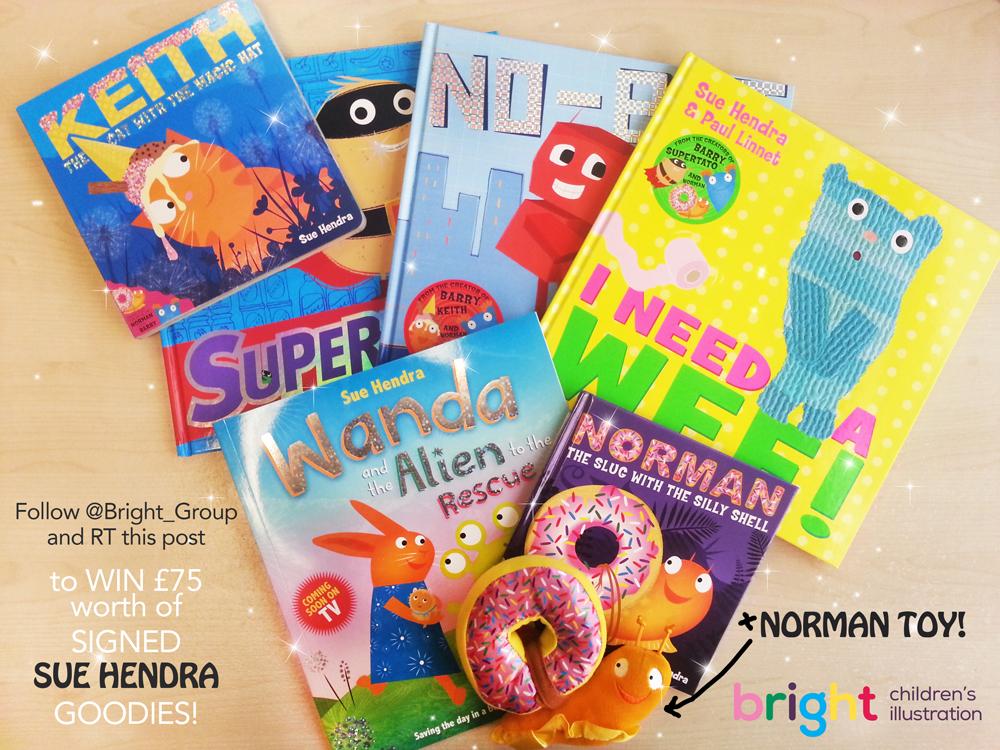_Bright_Agency's tweet photo. To celebrate SOLD OUT Sue Hendra Event @thedoodlebar, FOLLOW us &amp; RT for chance to #WIN signed goodies! Closes Mon. http://t.co/zBtQ68DpRF