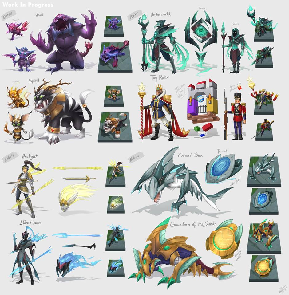 ImCaptainTeemo's tweet image. Skin Concepts