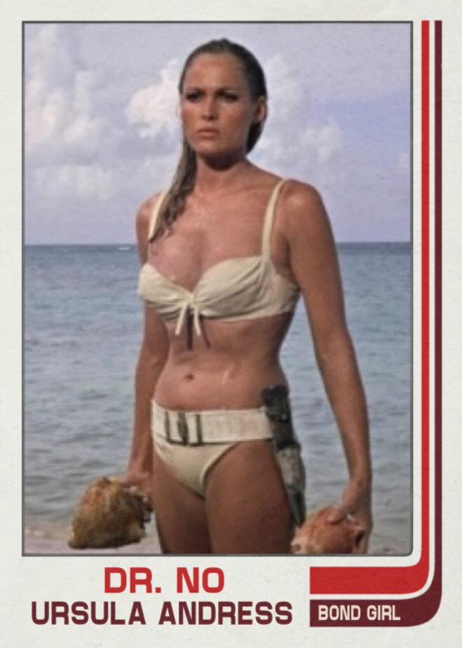 Happy 79th birthday to Bond Girl Ursula Andress. 