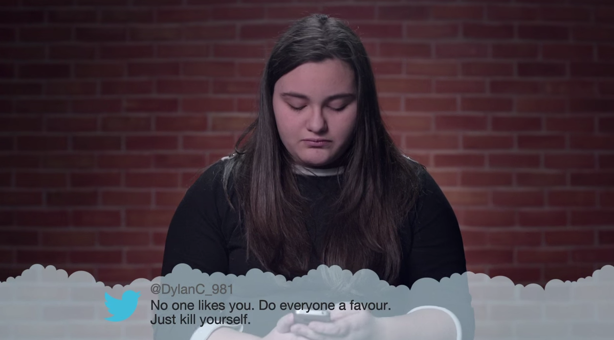 KitchenSoho's tweet image. .@JimmyKimmelLive style #meantweets ad shows that #cyberbullying is never funny.
bitly.com/shorten/ #CSSN