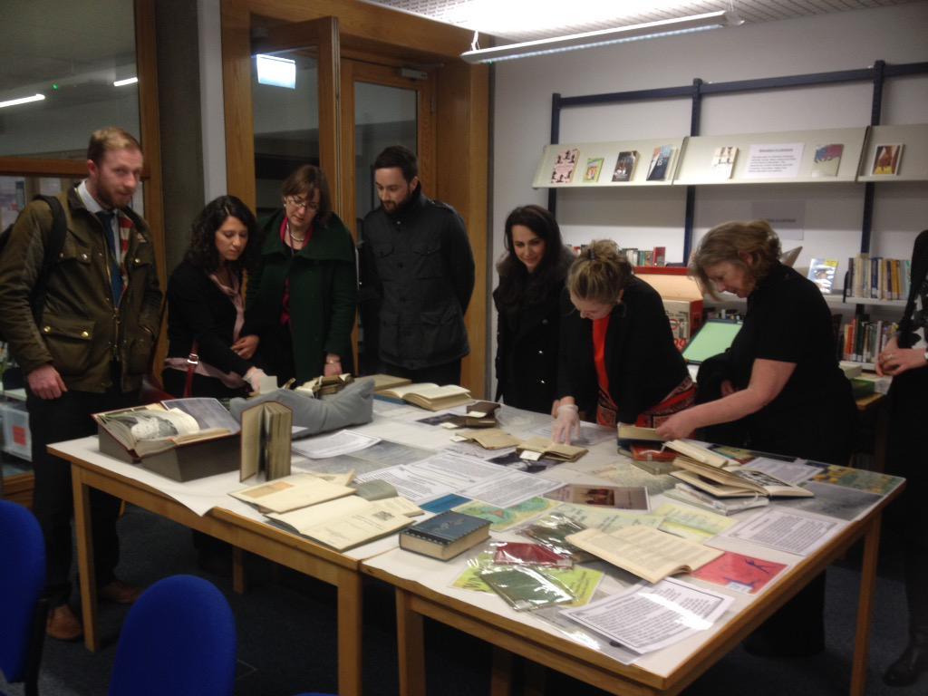 Staff from UCL Academy enjoying the #SpecialCollections