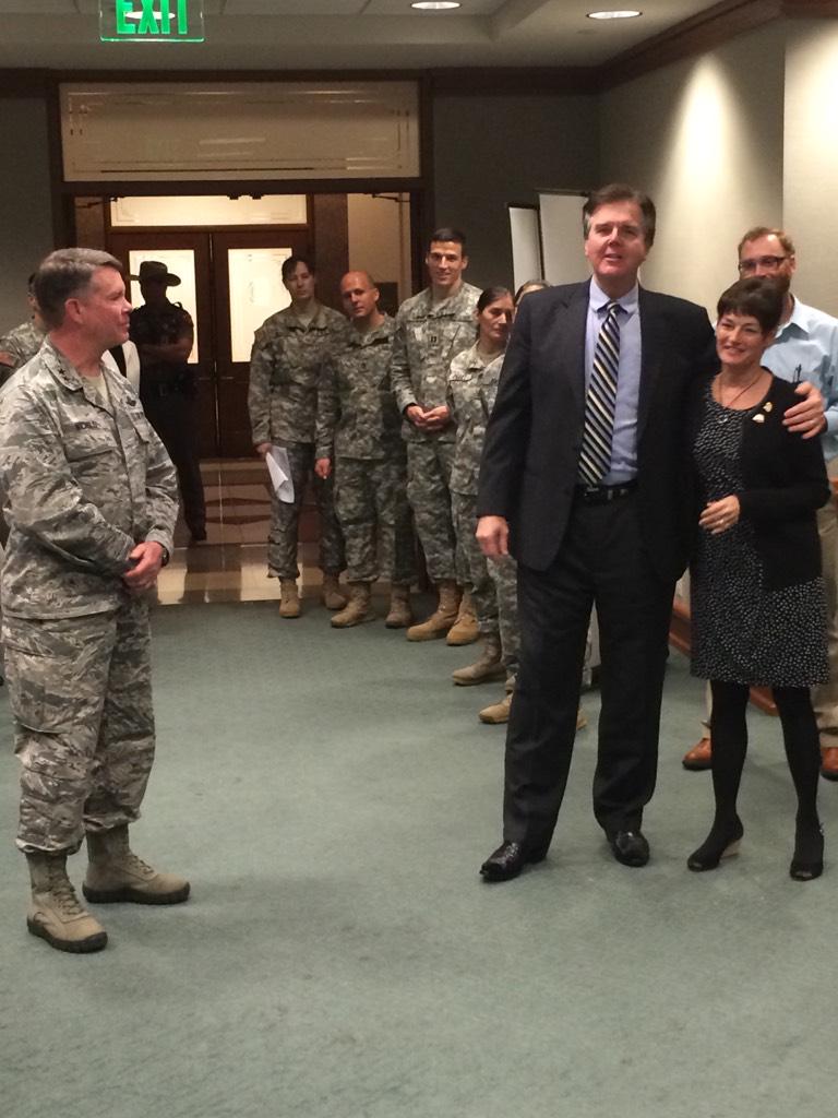 MGGregChaney's tweet image. Thanks for the words of support to the #TXMF from @LtGovTX and @DonnaCampbellTX this morning #txlege #Texasguard