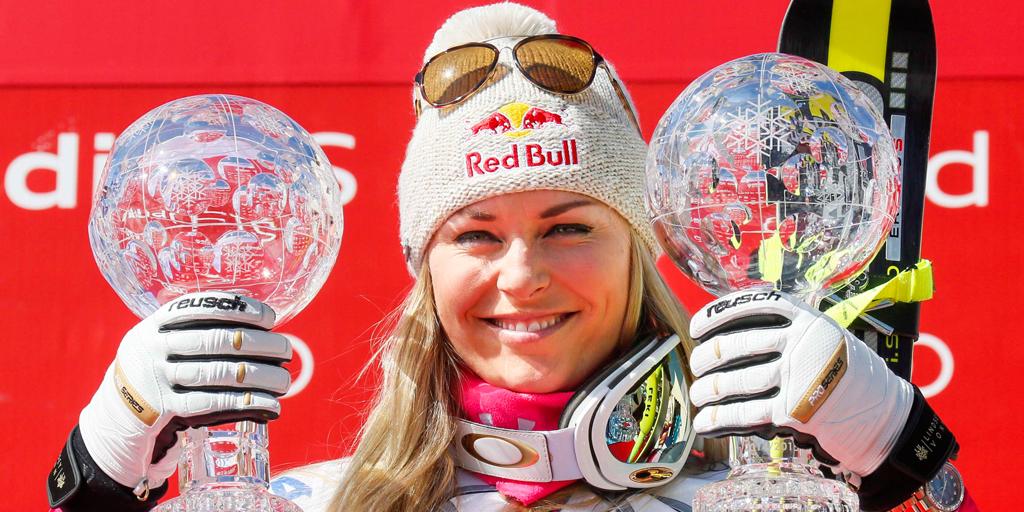 NBCOlympicTalk's tweet photo. More CRYSTAL GLOBES for @lindseyvonn! http://t.co/RnSEfffnhP #LV67 http://t.co/vAR8lagly3