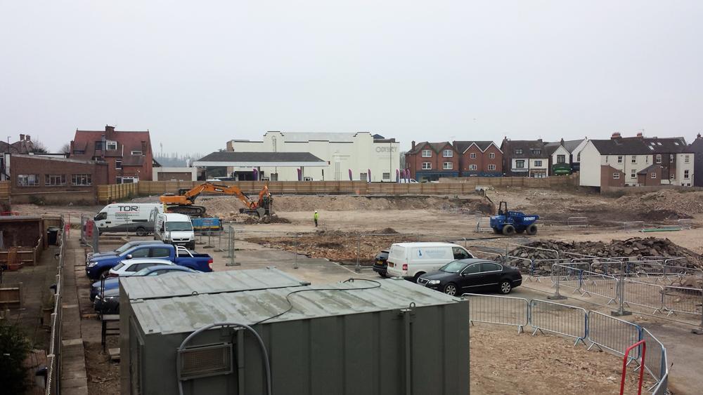 MichaelAukett's tweet photo. On Site in St Albans - This is Just The Beginning of a Great Residential Scheme http://t.co/2EXsV6XEF1