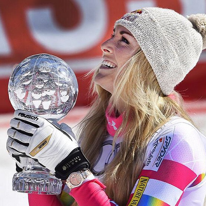 redbull's tweet photo. Congrats Lindsey!! RT @lindseyvonn I can't even describe this...thank you!!! #globe19 #LV67 http://t.co/SOmkYdTYY4