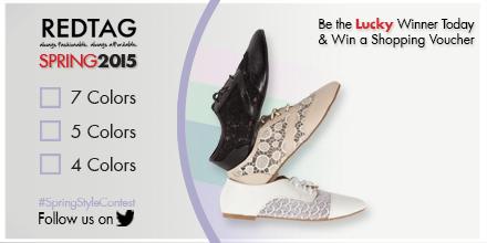 RedtagFashion's tweet photo. شاركي في مسابقتنا #SpringStyleContest للفوز بقسيمة شراء من #رد_تاغ . ستايل مميَز لأحذية متوفَرة في ... http://t.co/legj87Ubqk