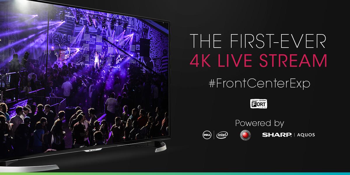 SharpAQUOS's tweet photo. Tuning in? Get a #FrontCenterExp wherever you are w/ the first-ever 4K concert live stream: http://t.co/ySIAQOzdec http://t.co/VEKAfeejzW