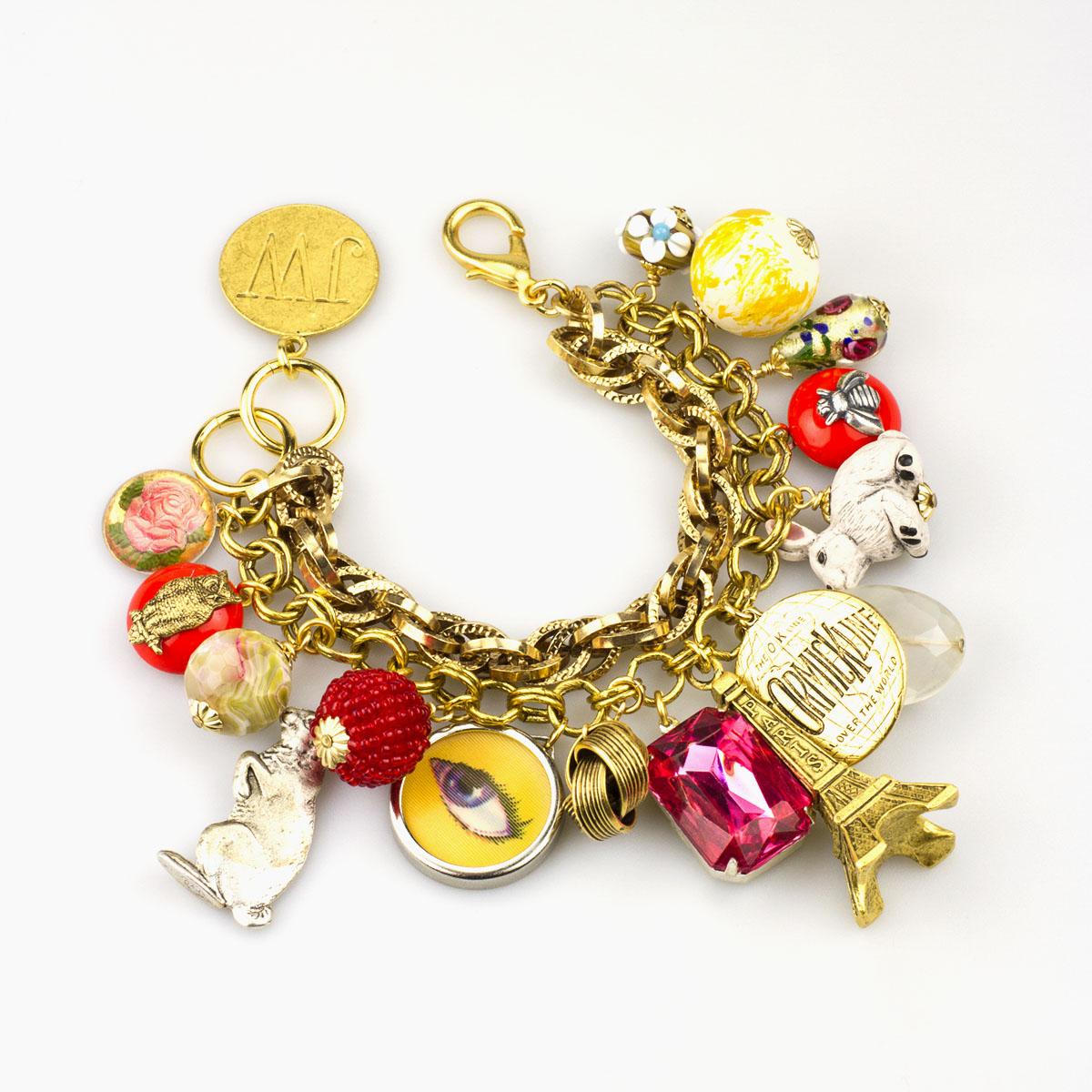 JohnWindJewelry's tweet photo. The NEW 'Paris Kitsch' Collector's Bracelet from JW! http://t.co/8sLkXrZ2Jg #johnwind #charmbracelet #Paris #jewelry http://t.co/8lsb6KxAkt