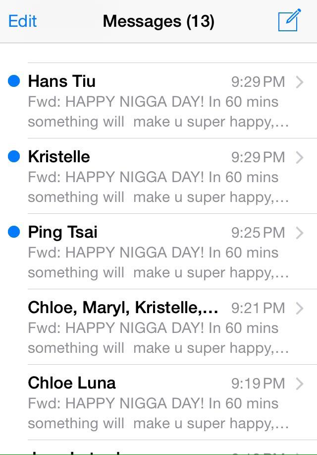 almiragrace's tweet photo. Can I just say.... I found this cute. Hahaha! People forwarding chain messages just to be safe... ππ #AMVians http://t.co/1HlPh6xrrg