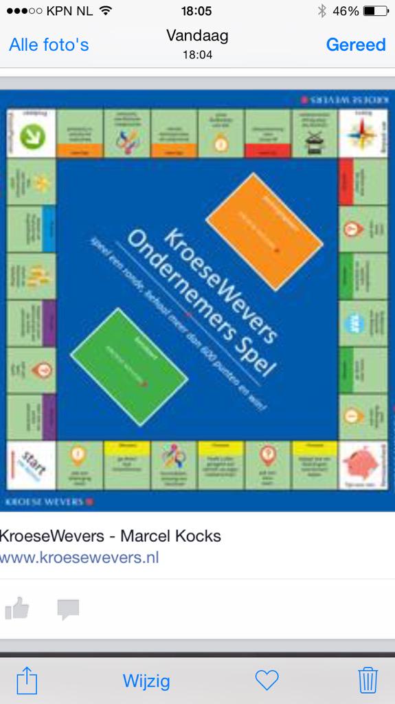 marcel_kocks's tweet photo. Ondernemen is zeker geen spelletje! @kroesewevers kent de regels! Kansen en bedreigingen in ondernemersland. http://t.co/2cC0gn17Ti