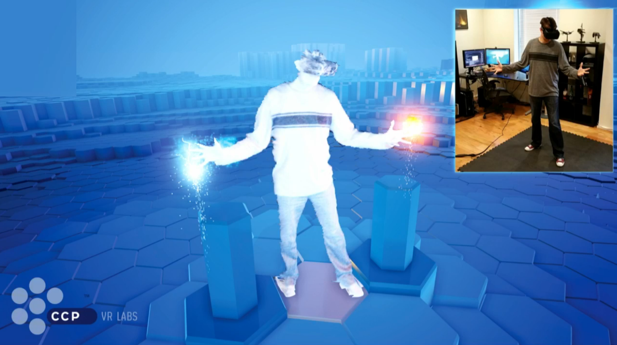 VRnerds's tweet image. Achja, @CCPGames arbeitet auch an anderen VR Demos. #DiskArena #VRshipSpinner #VRworkshop bit.ly/eve-valkyrie