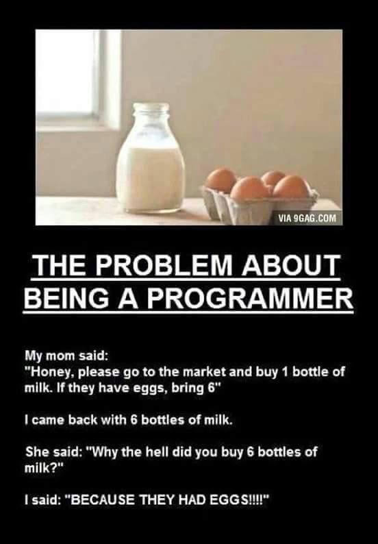 maartenbossuyt's tweet image. Logical thinking #developersproblems